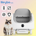 Large Capacity Self Cleaning Cat Litter Box with Safety App Control.