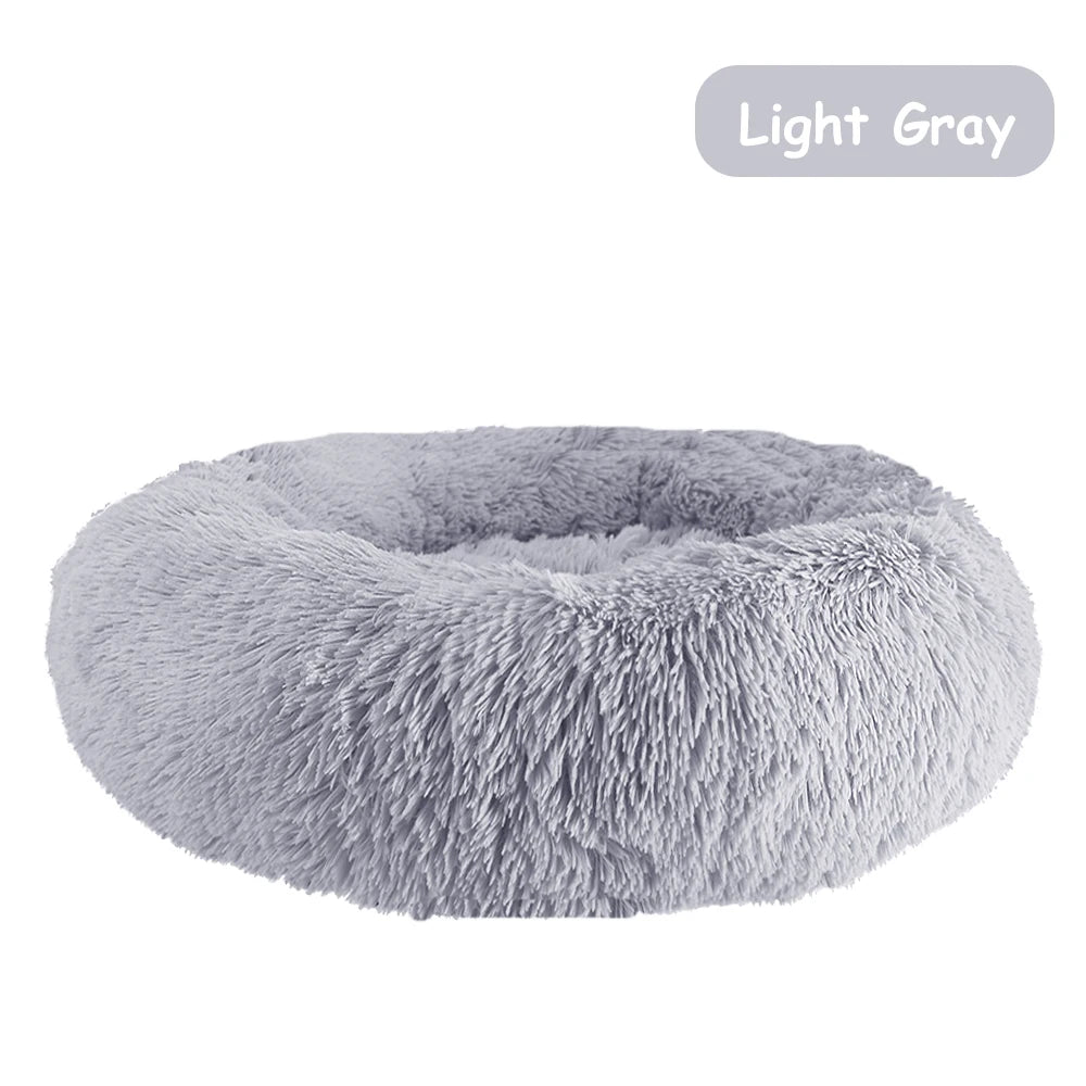 Donut Dog Bed, Warm, Soft and Long Plush