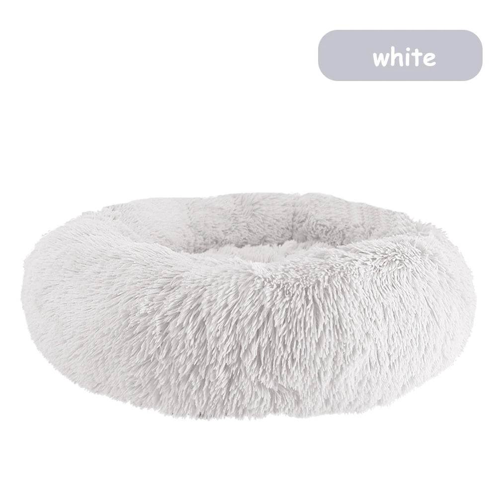 Donut Dog Bed, Warm, Soft and Long Plush