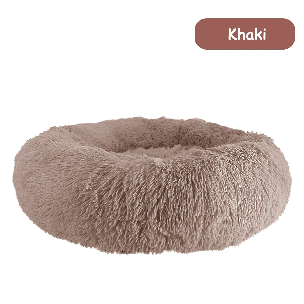 Donut Dog Bed, Warm, Soft and Long Plush