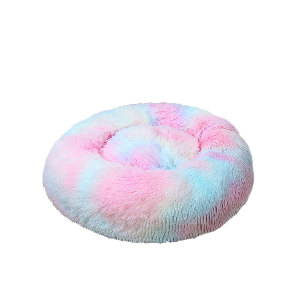 Donut Dog Bed, Warm, Soft and Long Plush