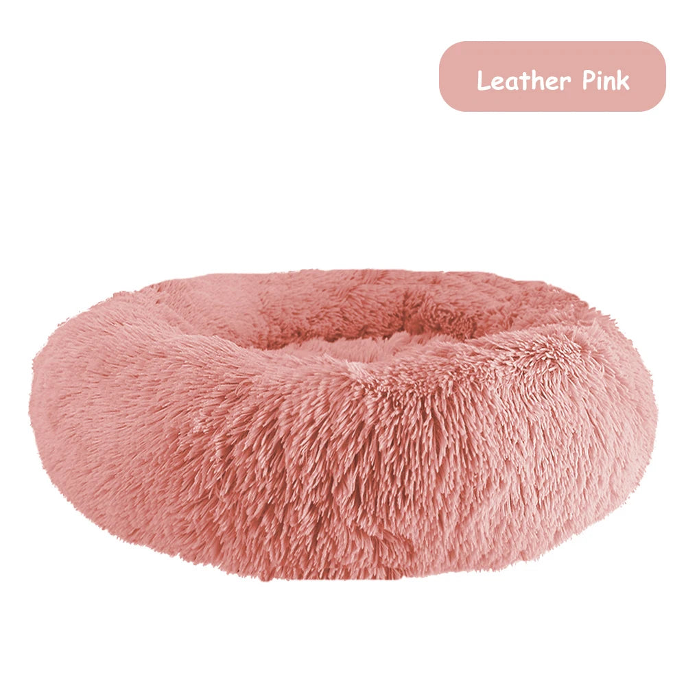 Donut Dog Bed, Warm, Soft and Long Plush