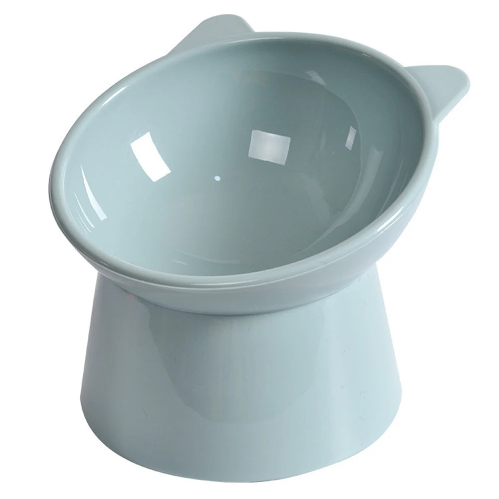 Elevated and Tilted Cat Food Bowl