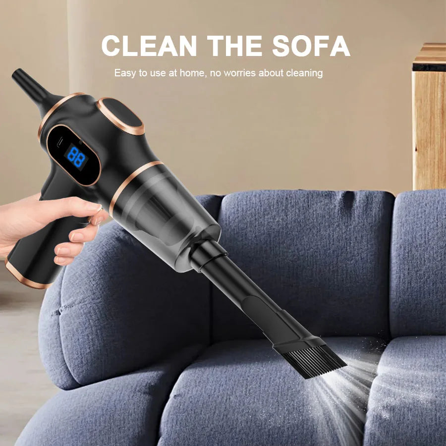Wireless Car Vacuum Cleaner or Home Sofa and Chair Cleaning Machine