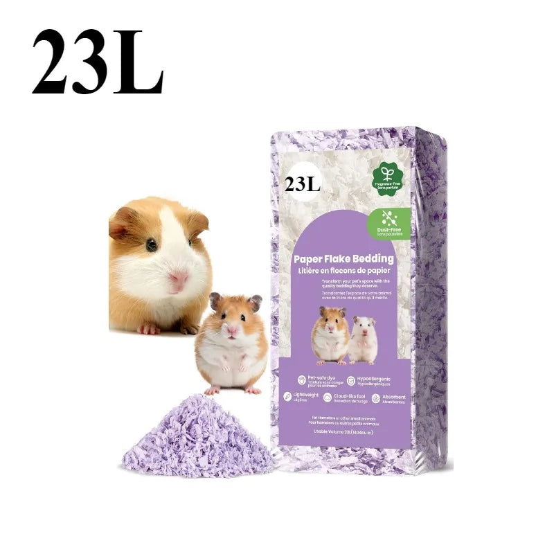 23L/50L Paper Small Pet Bedding