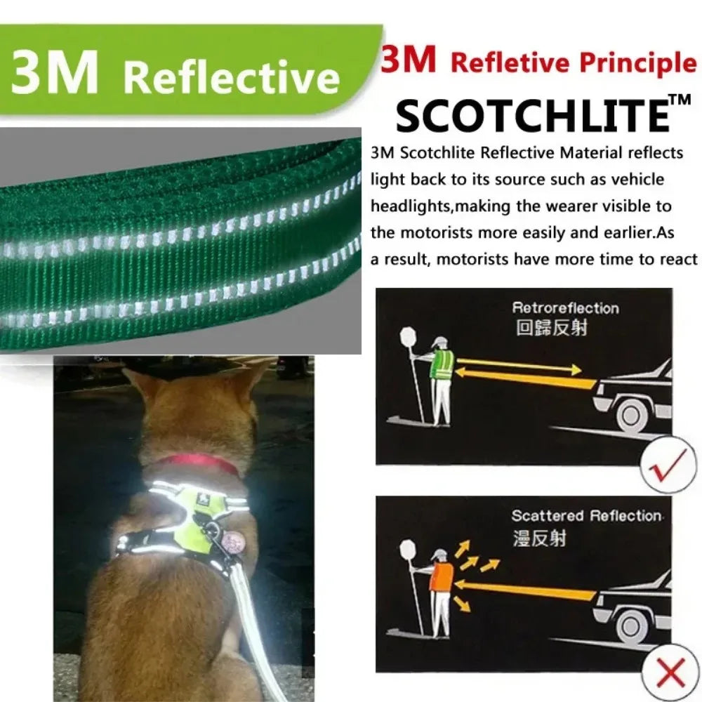 Pet Dog Harness Reflective Adjustable Breathable Vest for Small, Medium, Large Dogs, Cat and Puppy's