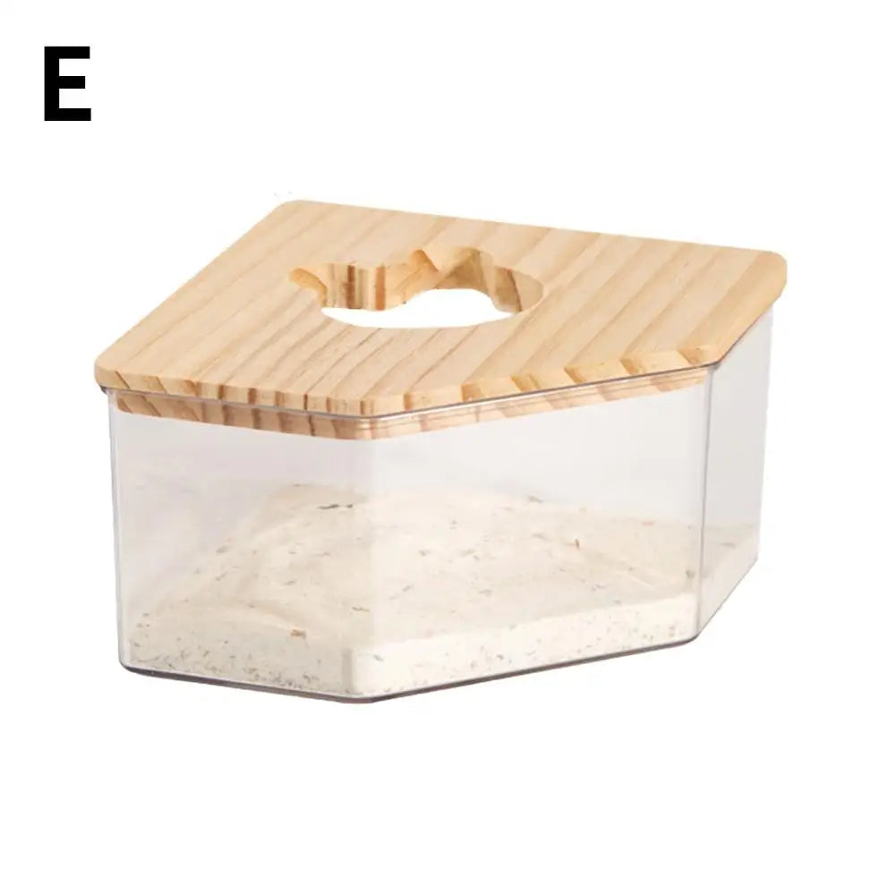Acrylic Fully Transparent Large Pet Hamster Sand Bath