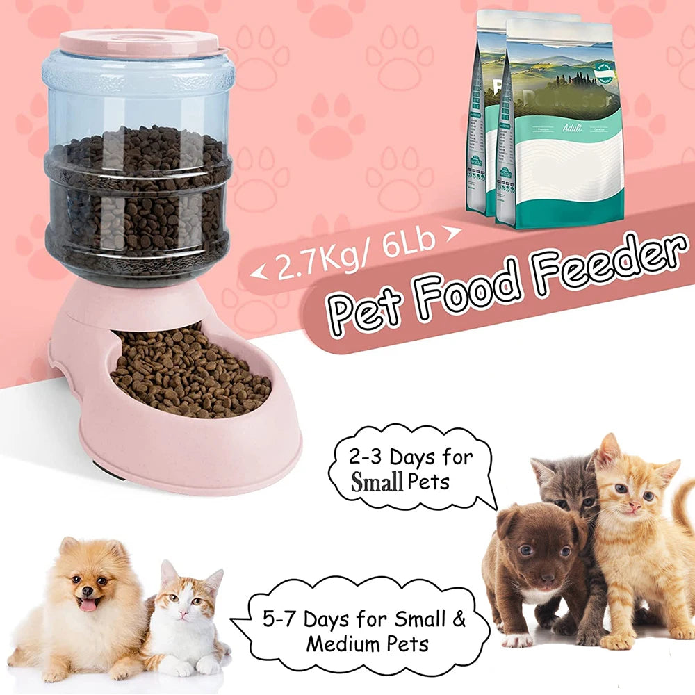 Automatic Water Dispenser Large Capacity Pet Feeder