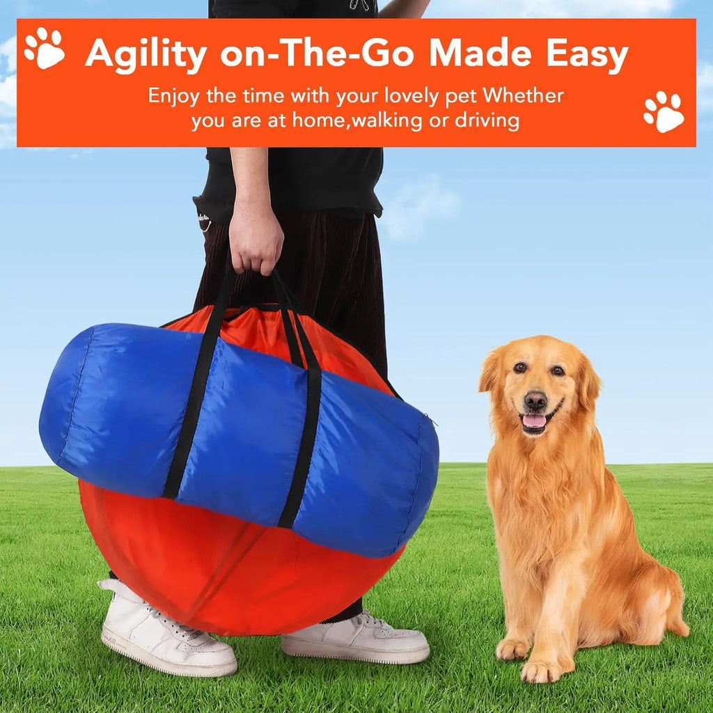 87 Pcs Dog Agile Training Equipment Set