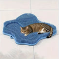 Cat Massage Brush & Scratcher 2-in-1 | Self-Grooming Tool with Rubber Bristles