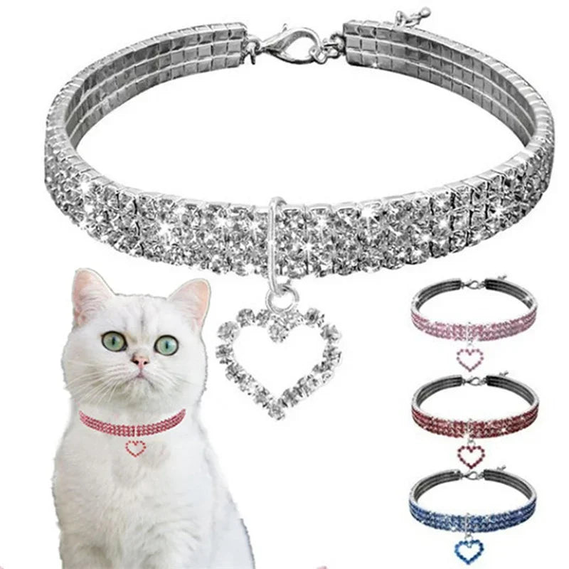 Bling Rhinestone Cat or Dog Collar