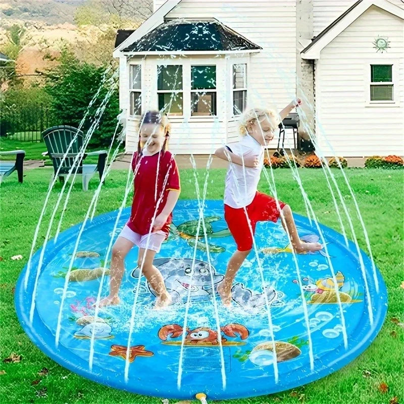 2025 Super Large 66.9-inch Blue PVC Sprinkler Pad