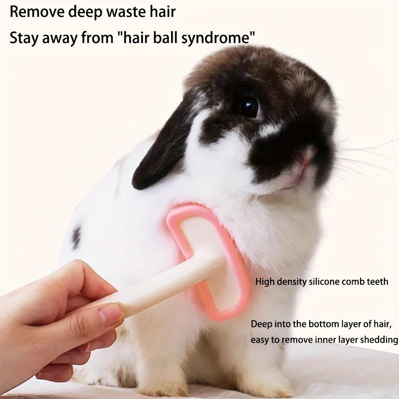 1Pc Detachable Rabbit Massage Hair Removal Comb
