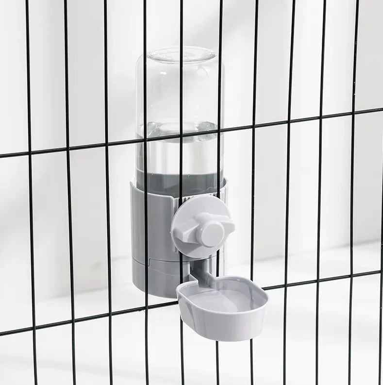 Automatic Hanging Feeder or Hanging Water Bottle for Puppy's, Cats, Rabbits, and Birds