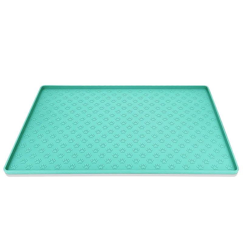 Pet Placemat Dog Food bowl Mat Cat Feed Mat  Silicone Waterproof Pet Cat Dog Drinking Feeding Placemat Bowl Pad Feeder Mats