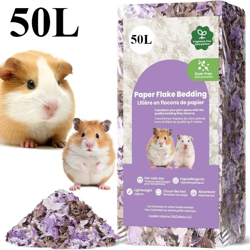 23L/50L Paper Small Pet Bedding