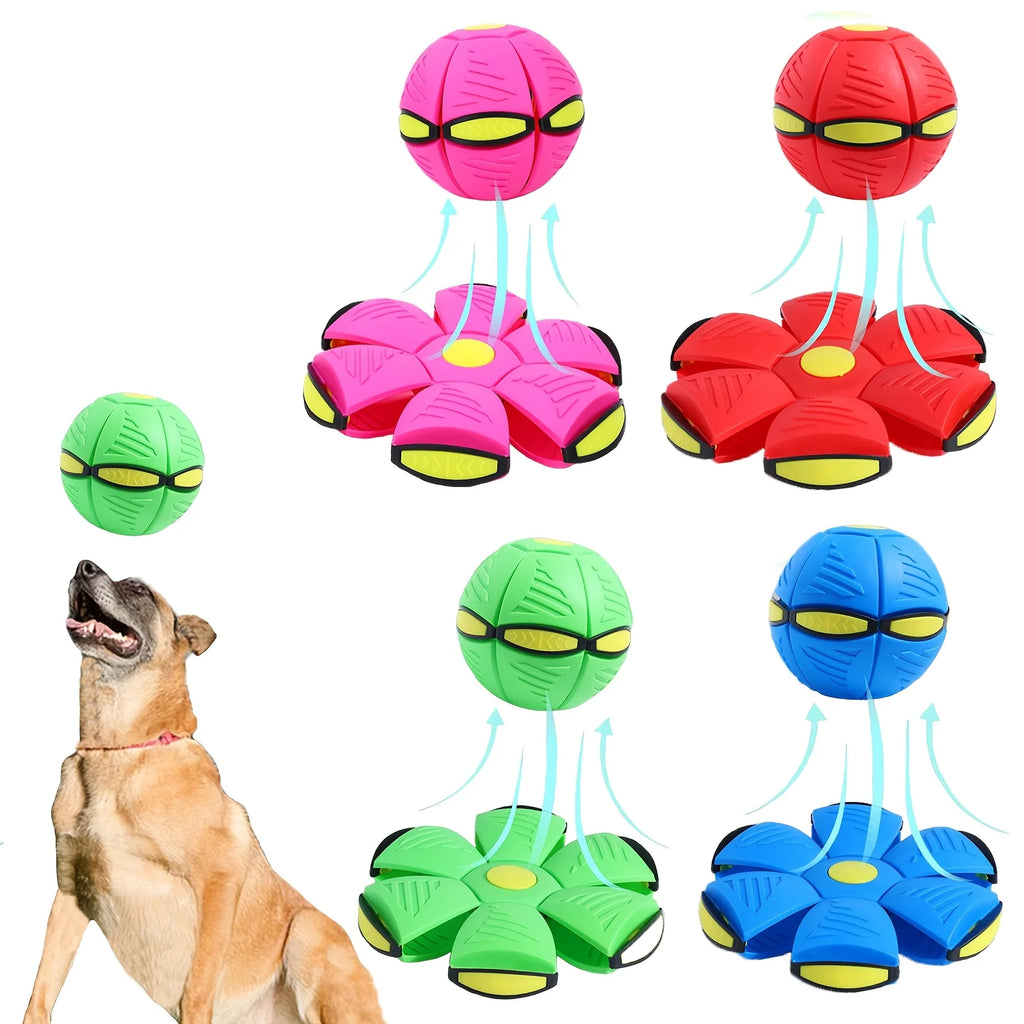 Flying Saucer Ball, Collapsible Time Delay Flying Disc Toy