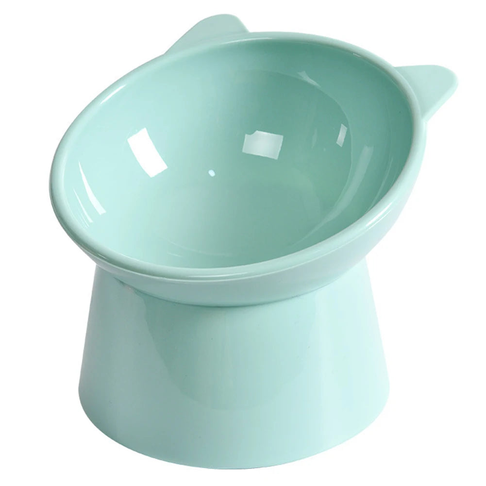 Elevated and Tilted Cat Food Bowl