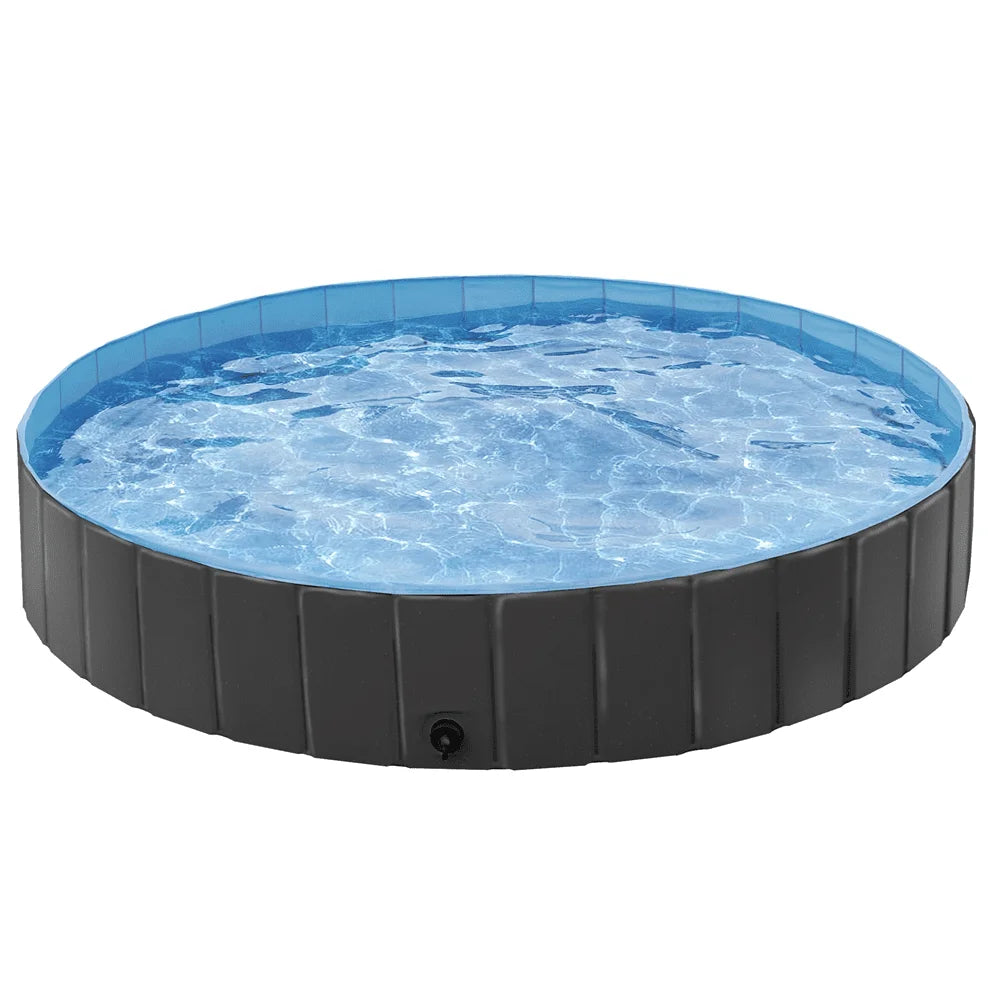 71" x 12" Foldable Dog Pool. Portable Dog Bath