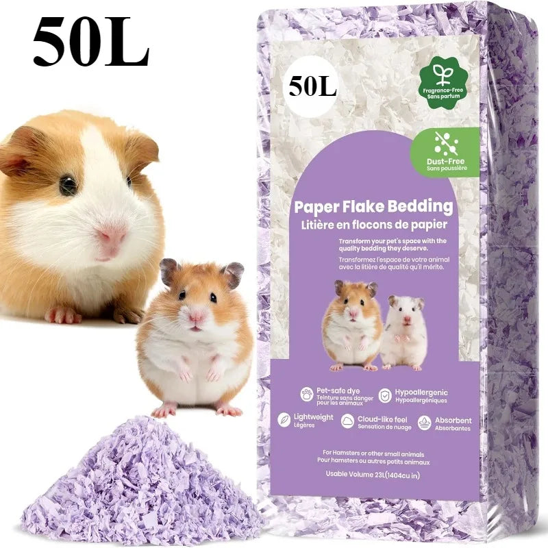 23L/50L Paper Small Pet Bedding