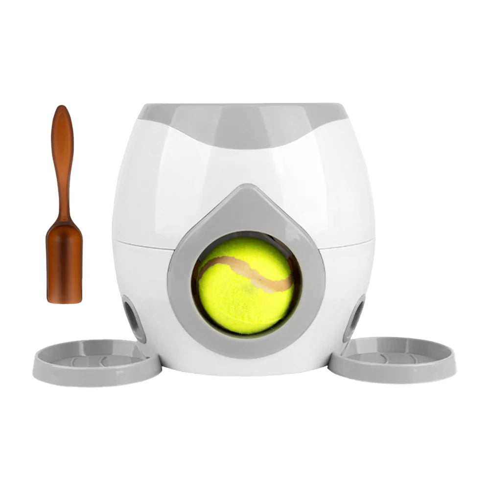 Automatic Dog Ball Launcher. Food Reward Machine. Interactive Dog Ball Thrower for Medium & Small Dogs