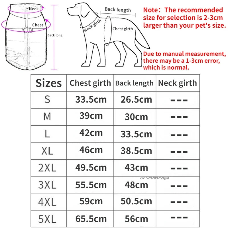 Waterproof Warm Dog Coats