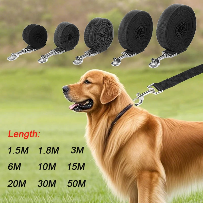 Long Strong Nylon Dog Training Leash For Small To Big Dogs