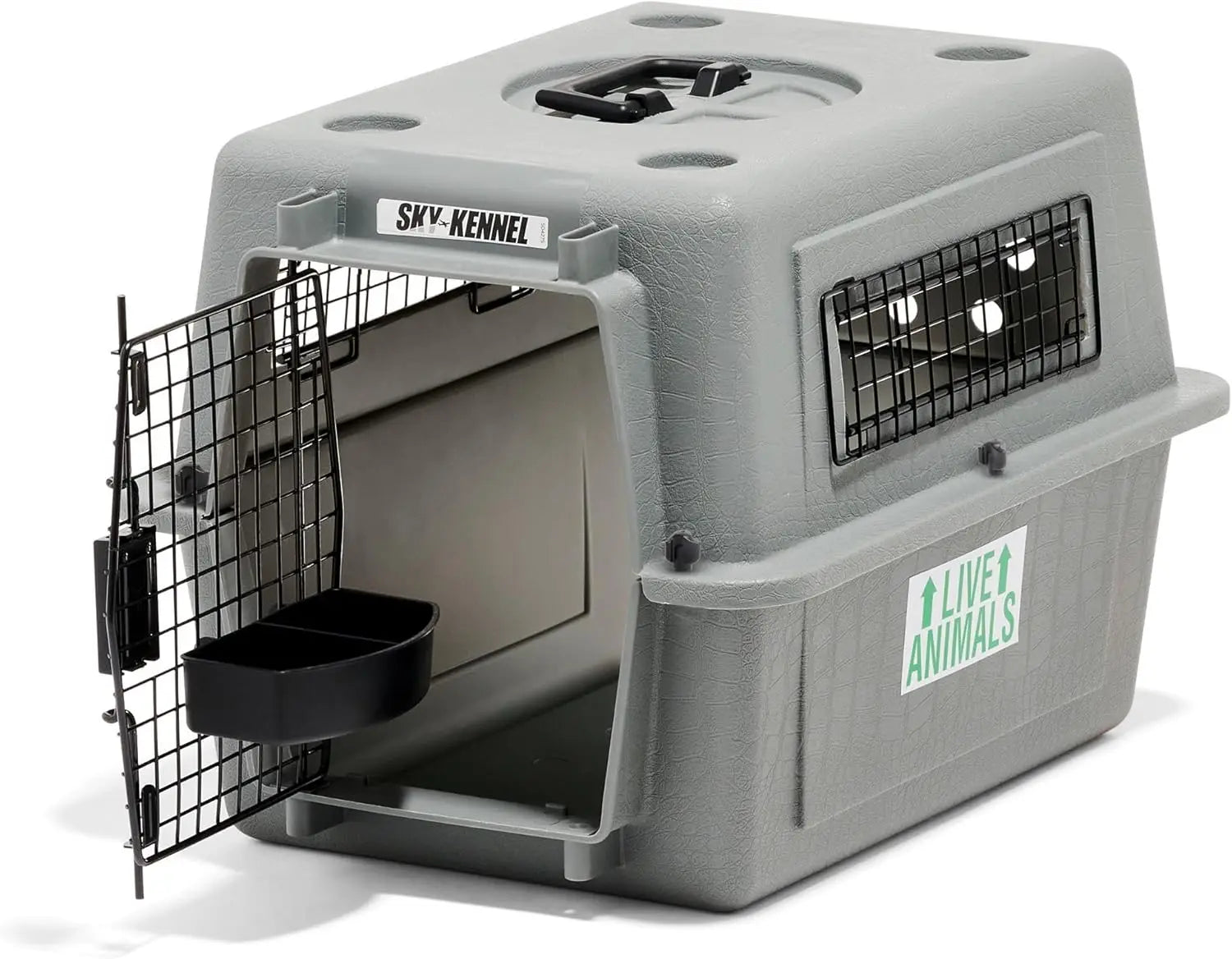 Airline Compliant Dog Crate for Small Pets up to 15 lbs. Heavy Duty Travel Kennel