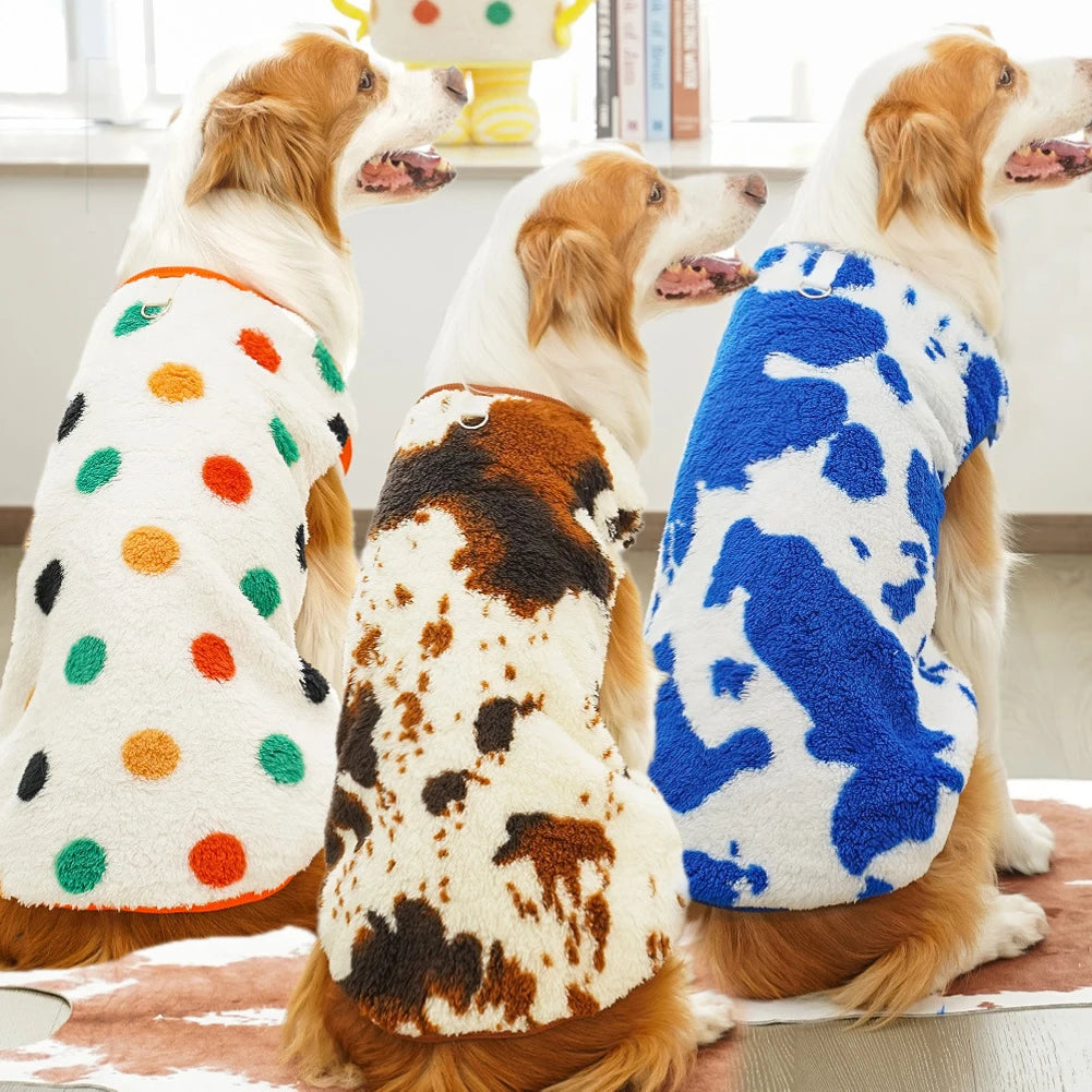 Warm Flannel Coat for Cats or Dogs