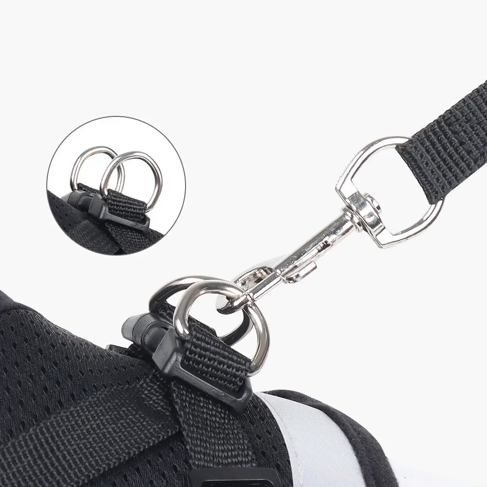 Cat Harness with Adjustable Leash. Reflective and Escape Proof Pet