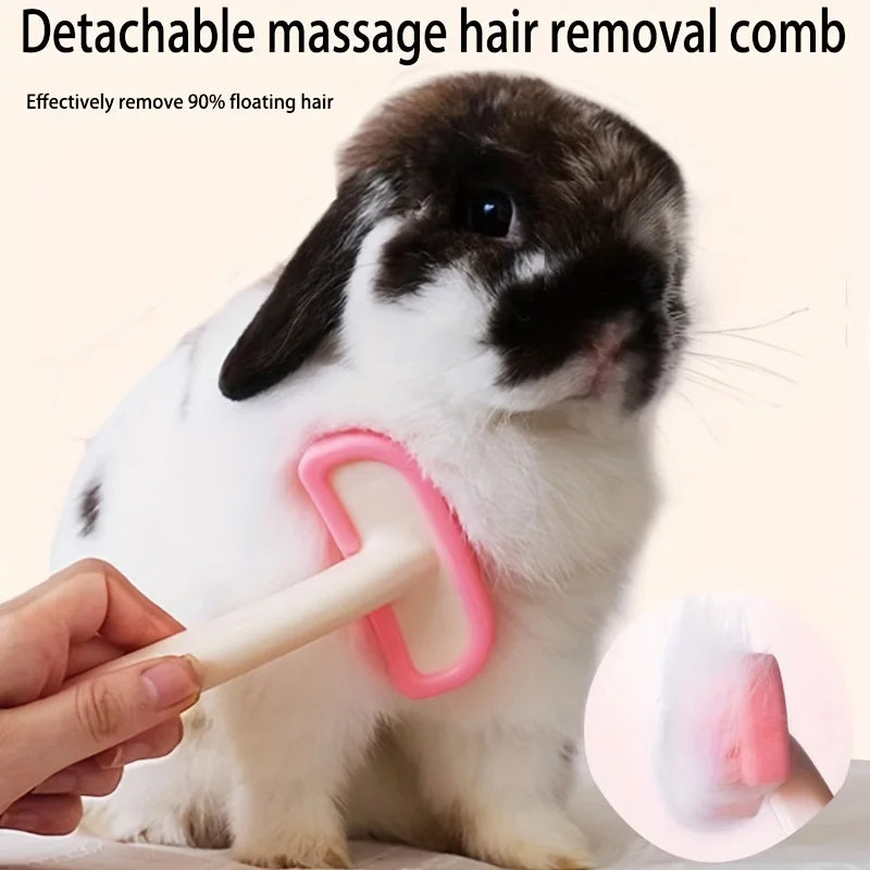 1Pc Detachable Rabbit Massage Hair Removal Comb