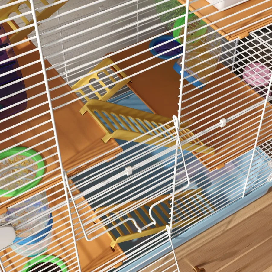5 Tier Hamster Cage with Tubes and Tunnels