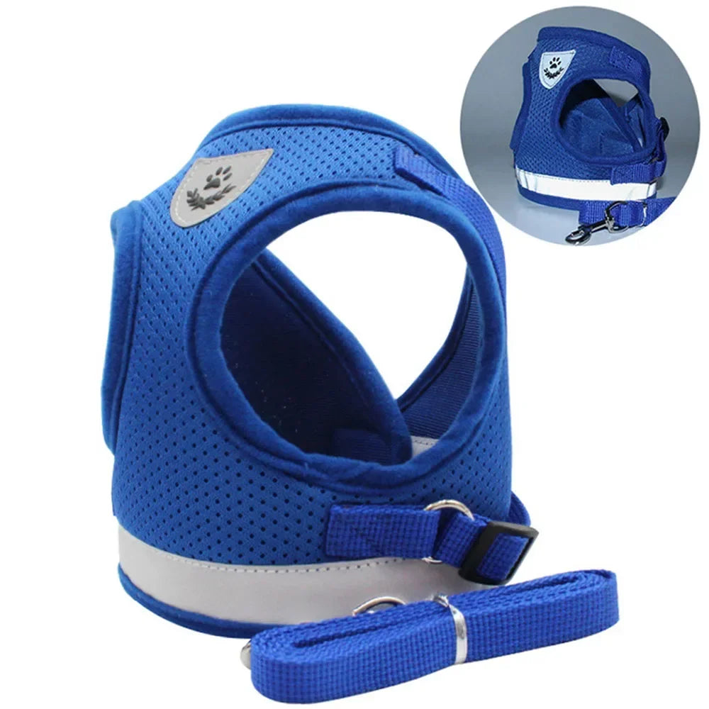 Cat Harness with Adjustable Leash. Reflective and Escape Proof Pet