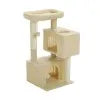 Small Cat Tree Tower with Natural Sisal Scratching Post, Spacious Top Perch, Private Cat Condo. Perfect for Indoor Cats