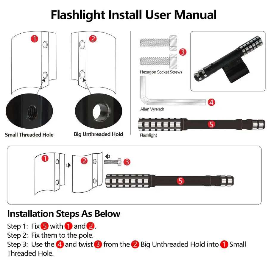 Snake Catcher Tongs, Grabber Stick, Hook Bite Kits with Telescopic Pole