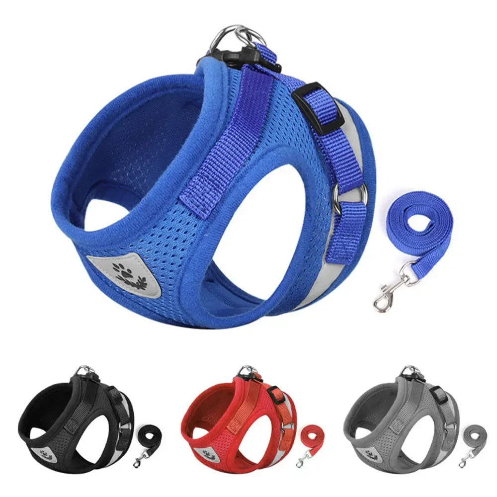 Cat Harness with Adjustable Leash. Reflective and Escape Proof Pet
