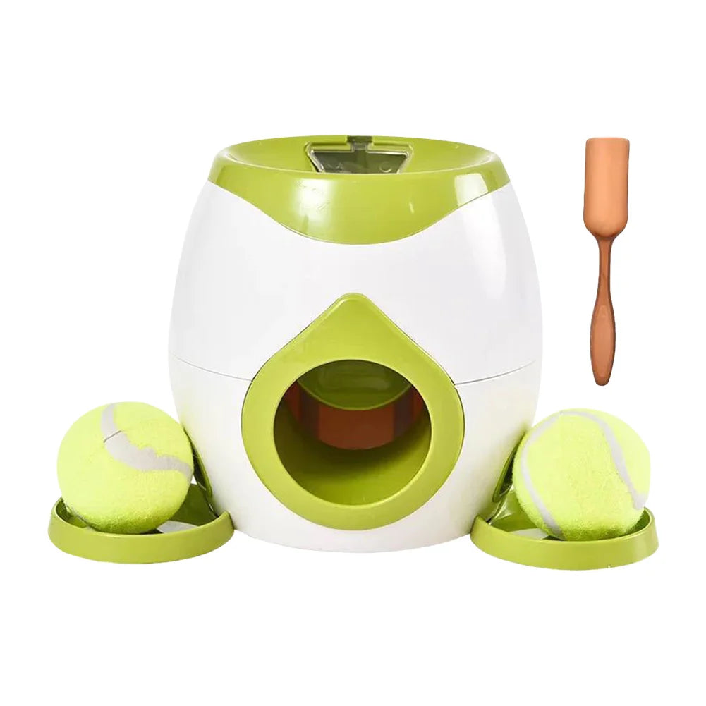 Automatic Dog Ball Launcher. Food Reward Machine. Interactive Dog Ball Thrower for Medium & Small Dogs