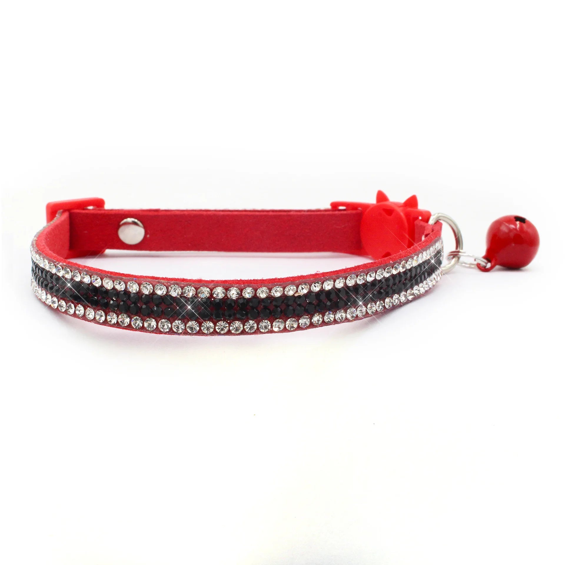 Small Cat Collar with Rhinestone and Quick Release