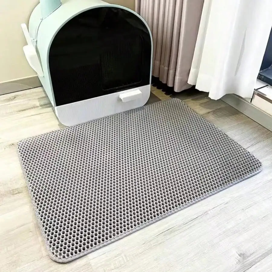 Extra-Large Double-Layer Washable EVA Cat Litter Mat