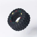 1pc Durable Dog Chew Wheel Toy. Chew-Resistant Interactive Sound Teeth Training