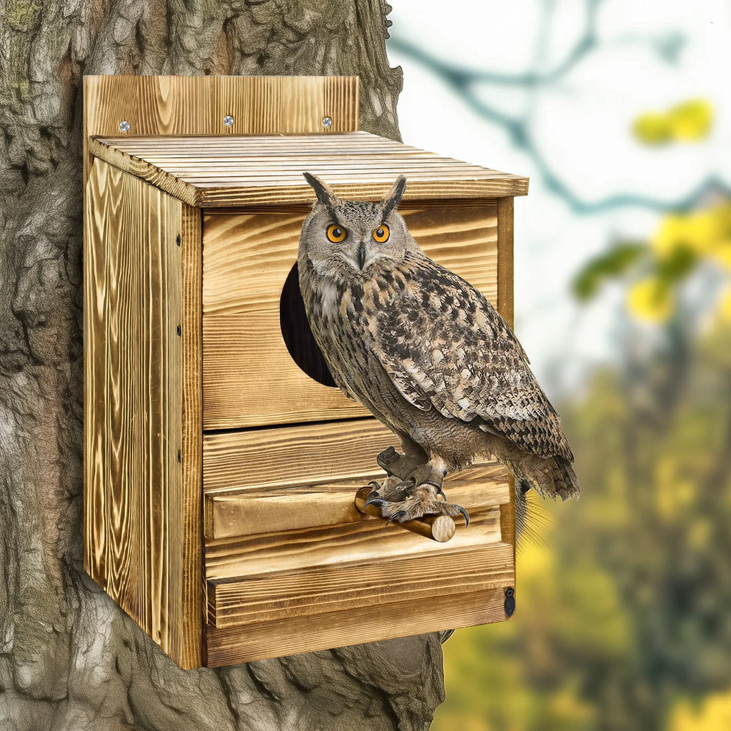 Owl House that is Prebuilt for Outside