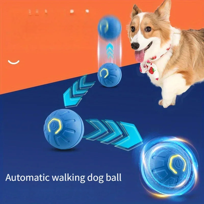 1-10PCS Smart Dog Toy Ball. Electronic Interactive Pet Toy Moving Ball.