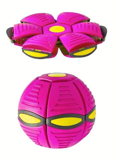 Flying Saucer Ball, Collapsible Time Delay Flying Disc Toy