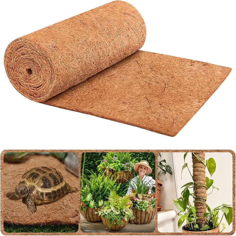 Plant Fiber Roll Natural Reptile Carpet Mat