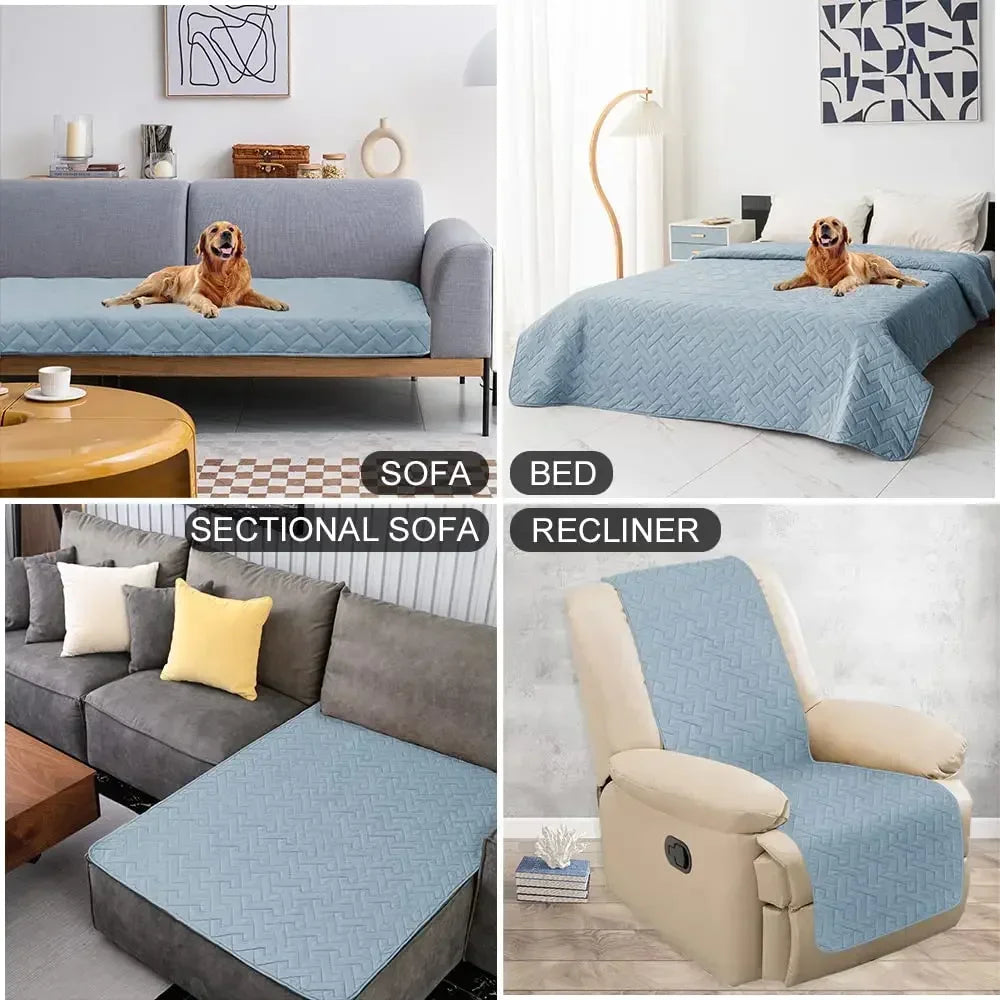Waterproof Non-Slip Dog Bed Cover and Pet Blanket. Pet Bed Mat for the Car. Incontinence Mattress Protectors. Furniture Couch Cover