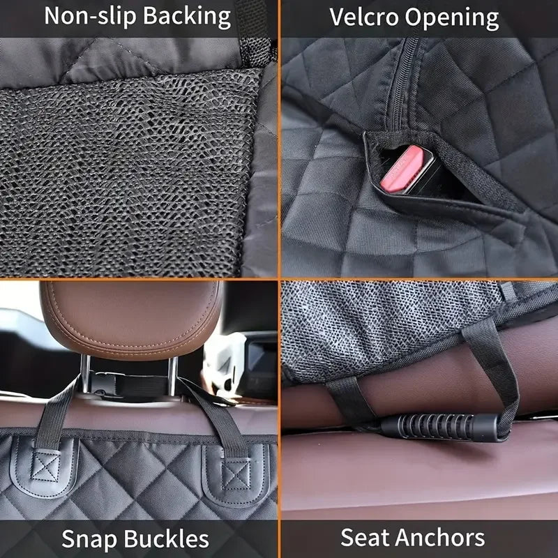 Advanced Car Seat Cushion. Rear Seat Car Seat Protective Cover. Waterproof Bench Car Seat Cover. Anti-Slip Rear Seat Cover for Most Cars, Trucks, Suv, Black