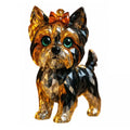 Fake Crystal Animal Sculptures Cat/Dog Figurines