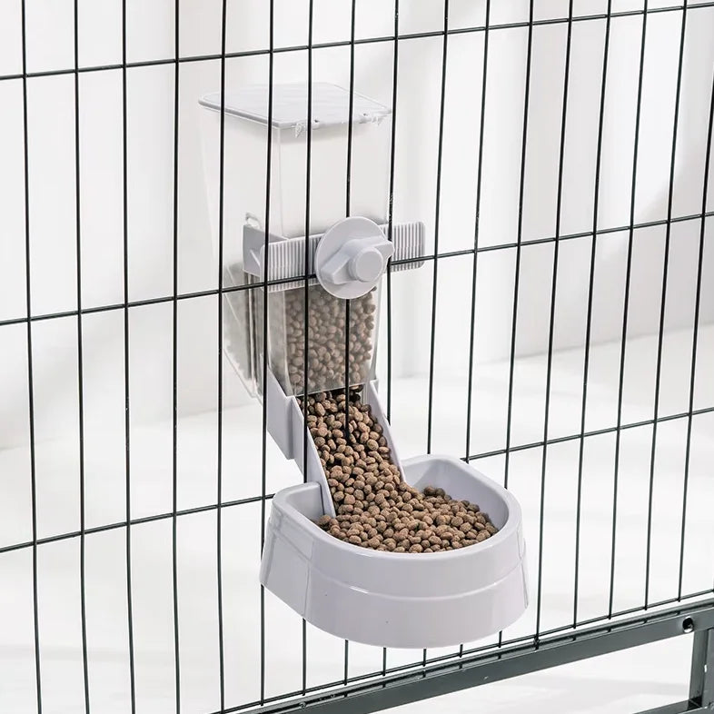 Automatic Hanging Feeder or Hanging Water Bottle for Puppy's, Cats, Rabbits, and Birds