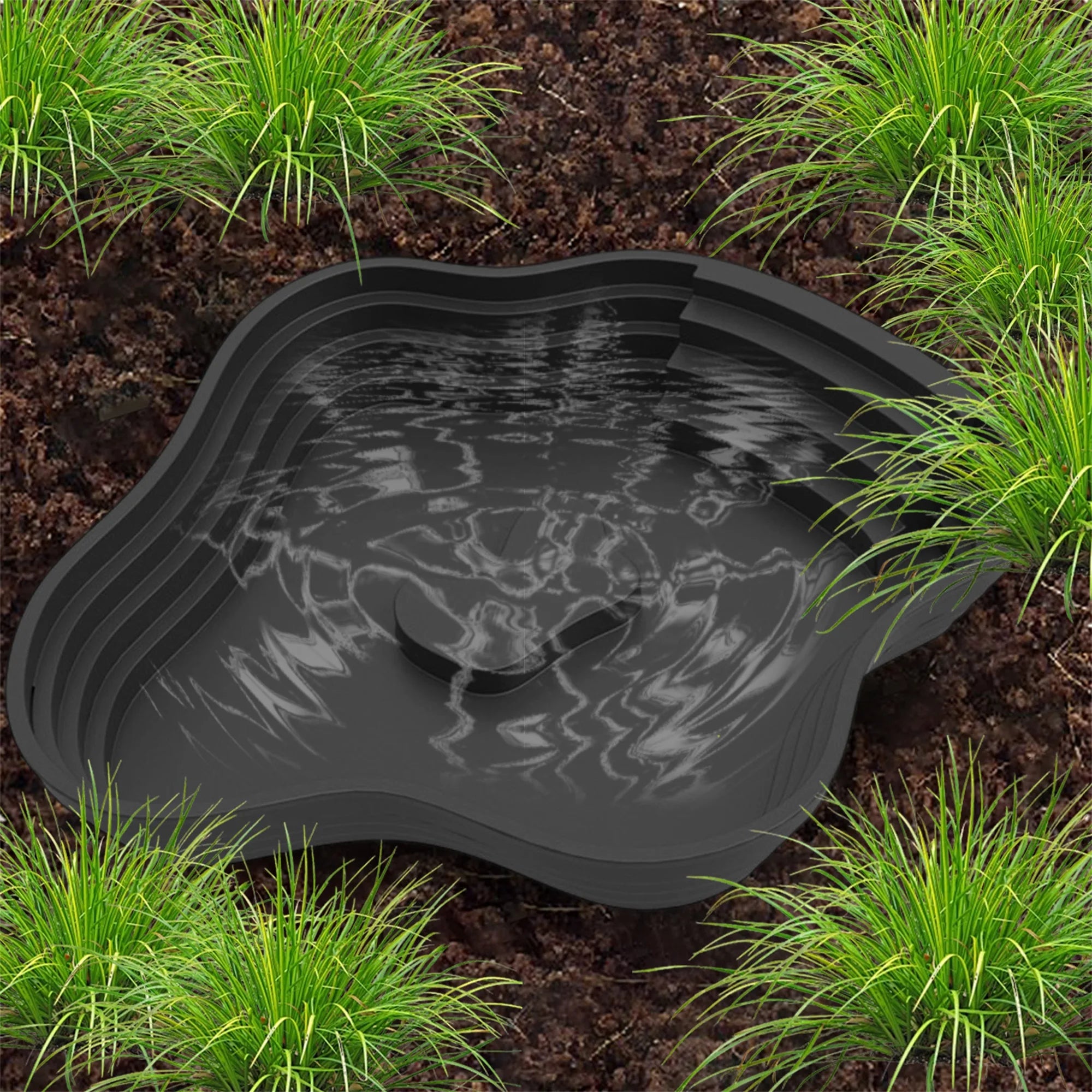Reptile Habitat Decor Bathing Pool, Feeding Dish or Water Bowl