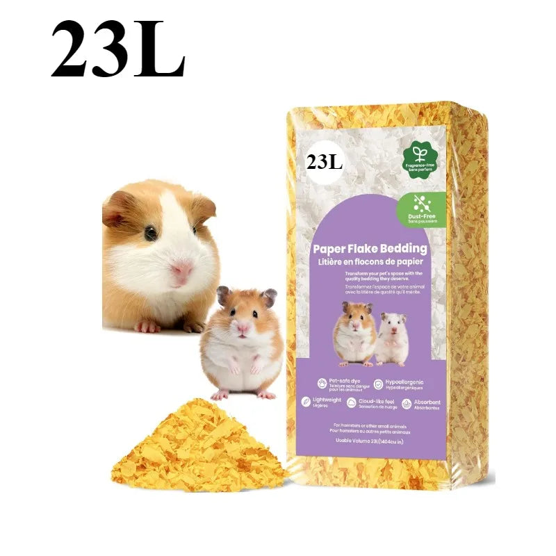 23L/50L Paper Small Pet Bedding